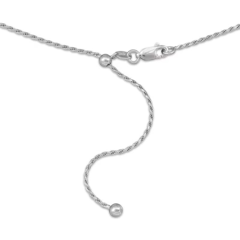 Silver MOIS 4mm Tennis White 22" 40.2ct Chain